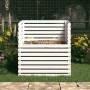 Compostador de madera maciza de pino blanco 100x100x102 cm de vidaXL, Compostadores - Ref: Foro24-822193, Precio: 127,17 €, D...
