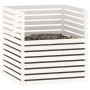 Compostador de madera maciza de pino blanco 100x100x102 cm de vidaXL, Compostadores - Ref: Foro24-822193, Precio: 127,17 €, D...