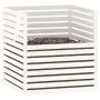 Compostador de madera maciza de pino blanco 100x100x102 cm de vidaXL, Compostadores - Ref: Foro24-822193, Precio: 126,00 €, D...