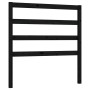 Cabecero de cama madera maciza de pino negro 95x4x100 cm de vidaXL, Cabeceros y pies de cama - Ref: Foro24-822236, Precio: 29...