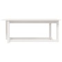 Mesa de centro de madera maciza de pino blanco 110x55x45 cm de vidaXL, Mesas de centro - Ref: Foro24-822168, Precio: 78,35 €,...