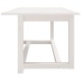 Mesa de centro de madera maciza de pino blanco 110x55x45 cm de vidaXL, Mesas de centro - Ref: Foro24-822168, Precio: 78,35 €,...