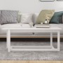 Mesa de centro de madera maciza de pino blanco 110x55x45 cm de vidaXL, Mesas de centro - Ref: Foro24-822168, Precio: 78,35 €,...