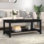 Mesa de centro de madera maciza de pino negro 110x55x45 cm de vidaXL, Mesas de centro - Ref: Foro24-822276, Precio: 119,27 €,...