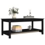 Mesa de centro de madera maciza de pino negro 110x55x45 cm de vidaXL, Mesas de centro - Ref: Foro24-822276, Precio: 119,27 €,...