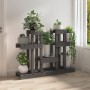 Soporte para plantas madera maciza pino gris 104,5x25x77,5 cm de vidaXL, Soportes para macetas - Ref: Foro24-822099, Precio: ...