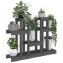 Soporte para plantas madera maciza pino gris 104,5x25x77,5 cm de vidaXL, Soportes para macetas - Ref: Foro24-822099, Precio: ...