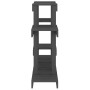 Soporte para plantas madera maciza pino gris 104,5x25x77,5 cm de vidaXL, Soportes para macetas - Ref: Foro24-822099, Precio: ...