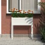 Jardinera madera maciza de pino blanco 78x40x81 cm de vidaXL, Maceteros y jardineras - Ref: Foro24-822133, Precio: 78,24 €, D...