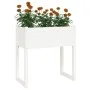 Jardinera madera maciza de pino blanco 78x40x81 cm de vidaXL, Maceteros y jardineras - Ref: Foro24-822133, Precio: 77,27 €, D...