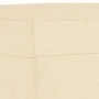 Reposapiés de tela crema 60x50x41 cm de vidaXL, Otomanas - Ref: Foro24-349281, Precio: 53,42 €, Descuento: %