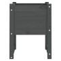 Jardinera 2 unidades madera maciza de pino gris 40x40x52,5 cm de vidaXL, Maceteros y jardineras - Ref: Foro24-822112, Precio:...