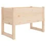Jardinera de madera maciza de pino 78x40x52 cm de vidaXL, Maceteros y jardineras - Ref: Foro24-822117, Precio: 54,09 €, Descu...