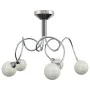 Lámpara de techo pantallas cristal redonda 5 bombillas LED G9 de vidaXL, Apliques de techo - Ref: Foro24-337907, Precio: 44,6...