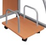Escritorio ordenador madera contrachapada marrón 110x52x88,5 cm de vidaXL, Escritorios - Ref: Foro24-20583, Precio: 105,74 €,...