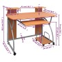 Escritorio ordenador madera contrachapada marrón 110x52x88,5 cm de vidaXL, Escritorios - Ref: Foro24-20583, Precio: 105,74 €,...