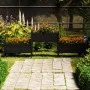 Jardinera madera maciza de pino negro 245,5x44x75 cm de vidaXL, Maceteros y jardineras - Ref: Foro24-822256, Precio: 136,62 €...