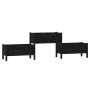 Jardinera madera maciza de pino negro 245,5x44x75 cm de vidaXL, Maceteros y jardineras - Ref: Foro24-822256, Precio: 136,62 €...