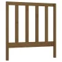 Bettkopfteil aus massivem Kiefernholz, honigbraun, 95 x 4 x 100 cm von vidaXL, Kopf- und Fußteile - Ref: Foro24-822240, Preis...