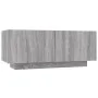 Set muebles TV con LEDs 3 pzas madera contrachapada gris Sonoma de vidaXL, Muebles TV - Ref: Foro24-3120177, Precio: 170,54 €...