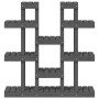 Soporte para plantas madera maciza pino gris 104,5x25x109,5 cm de vidaXL, Soportes para macetas - Ref: Foro24-822094, Precio:...