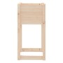 Jardinera de madera maciza de pino 40x40x81 cm de vidaXL, Maceteros y jardineras - Ref: Foro24-822122, Precio: 38,70 €, Descu...