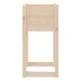 Jardinera de madera maciza de pino 40x40x81 cm de vidaXL, Maceteros y jardineras - Ref: Foro24-822122, Precio: 38,34 €, Descu...