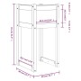 Jardinera de madera maciza de pino 40x40x81 cm de vidaXL, Maceteros y jardineras - Ref: Foro24-822122, Precio: 38,70 €, Descu...