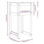 Jardinera de madera maciza de pino 40x40x81 cm de vidaXL, Maceteros y jardineras - Ref: Foro24-822122, Precio: 38,34 €, Descu...