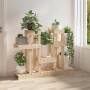 Soporte para plantas madera maciza de pino 104,5x25x77,5 cm de vidaXL, Soportes para macetas - Ref: Foro24-822097, Precio: 75...