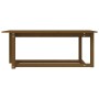 Mesa de centro madera maciza de pino marrón miel 110x55x45 cm de vidaXL, Mesas de centro - Ref: Foro24-822170, Precio: 54,68 ...