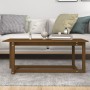 Mesa de centro madera maciza de pino marrón miel 110x55x45 cm de vidaXL, Mesas de centro - Ref: Foro24-822170, Precio: 54,68 ...