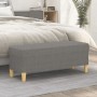 Banco de tela gris oscuro 100x35x41 cm de vidaXL, Bancos - Ref: Foro24-349376, Precio: 54,12 €, Descuento: %