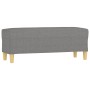 Banco de tela gris oscuro 100x35x41 cm de vidaXL, Bancos - Ref: Foro24-349376, Precio: 54,12 €, Descuento: %