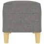 Banco de tela gris oscuro 100x35x41 cm de vidaXL, Bancos - Ref: Foro24-349376, Precio: 53,36 €, Descuento: %