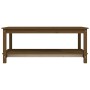 Mesa de centro madera maciza de pino marrón miel 110x55x45 cm de vidaXL, Mesas de centro - Ref: Foro24-822275, Precio: 97,39 ...