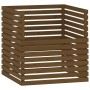 Compostador de madera maciza de pino marrón miel 100x100x102 cm de vidaXL, Compostadores - Ref: Foro24-822195, Precio: 188,71...