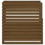 Compostador de madera maciza de pino marrón miel 100x100x102 cm de vidaXL, Compostadores - Ref: Foro24-822195, Precio: 188,71...