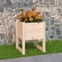 Jardinera de madera maciza de pino 40x40x52,5 cm de vidaXL, Maceteros y jardineras - Ref: Foro24-822107, Precio: 34,57 €, Des...