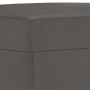 Reposapiés de cuero sintético gris 60x50x41 cm de vidaXL, Otomanas - Ref: Foro24-349290, Precio: 58,83 €, Descuento: %