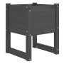 Jardinera de madera maciza de pino gris 40x40x52,5 cm de vidaXL, Maceteros y jardineras - Ref: Foro24-822111, Precio: 41,25 €...