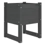 Jardinera de madera maciza de pino gris 40x40x52,5 cm de vidaXL, Maceteros y jardineras - Ref: Foro24-822111, Precio: 39,64 €...