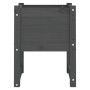 Jardinera de madera maciza de pino gris 40x40x52,5 cm de vidaXL, Maceteros y jardineras - Ref: Foro24-822111, Precio: 41,25 €...