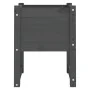 Jardinera de madera maciza de pino gris 40x40x52,5 cm de vidaXL, Maceteros y jardineras - Ref: Foro24-822111, Precio: 39,64 €...