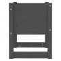 Jardinera de madera maciza de pino gris 40x40x52,5 cm de vidaXL, Maceteros y jardineras - Ref: Foro24-822111, Precio: 39,64 €...