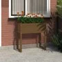 Jardinera madera maciza de pino marrón miel 78x40x81 cm de vidaXL, Maceteros y jardineras - Ref: Foro24-822135, Precio: 63,54...