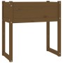 Jardinera madera maciza de pino marrón miel 78x40x81 cm de vidaXL, Maceteros y jardineras - Ref: Foro24-822135, Precio: 64,19...