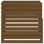 Compostador de madera maciza de pino marrón miel 80x80x78 cm de vidaXL, Compostadores - Ref: Foro24-822190, Precio: 115,49 €,...