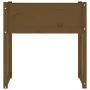 Jardinera madera maciza de pino marrón miel 78x40x81 cm de vidaXL, Maceteros y jardineras - Ref: Foro24-822135, Precio: 63,54...