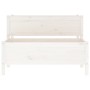 Jardinera de madera de pino maciza blanca 110x84x75 cm de vidaXL, Maceteros y jardineras - Ref: Foro24-822263, Precio: 129,29...